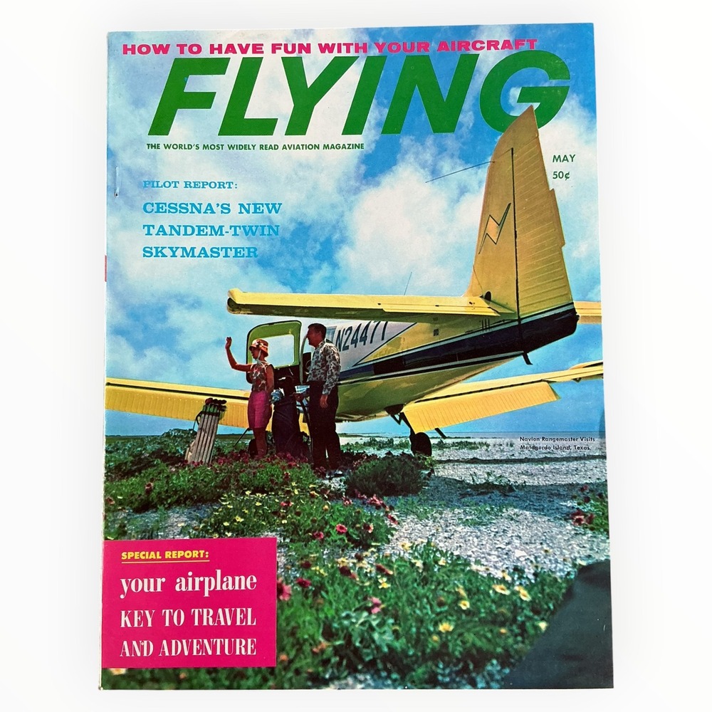 Flying Magazine May 1963 Cessna Skymaster Pilot Report Vintage Aviation